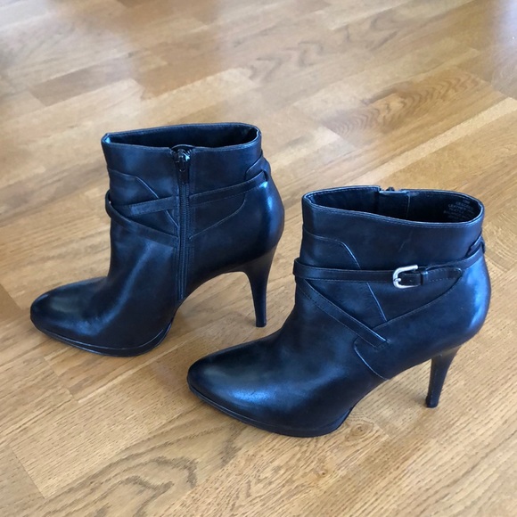 Nine West Shoes - GUC Nine West 4.5” Stiletto Booties Size 10